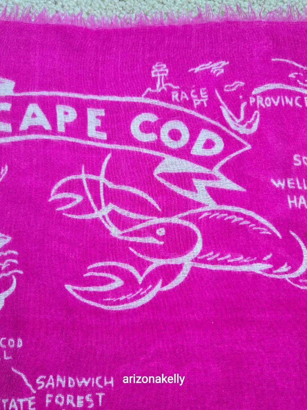 J. Crew Cape Cod Wool & Silk HOT PINK Scarf - Picture 12 of 12
